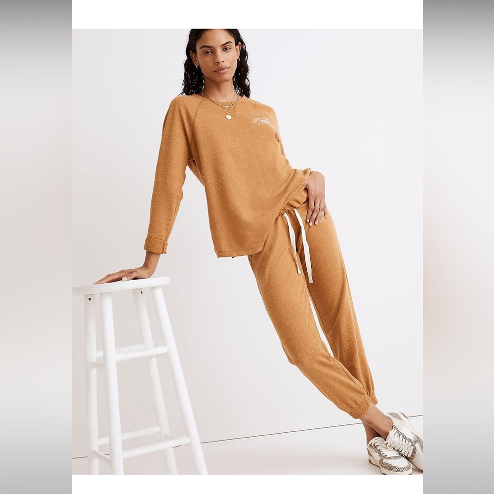 Madewell Skyterry set tee and joggers